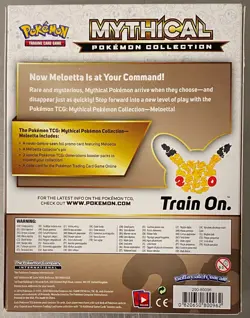 POKEMON MYTHICAL COLLECTION BOX W/ 2 GENERATIONS PACKS & MELOETTA XY120 SEALED - Image 2