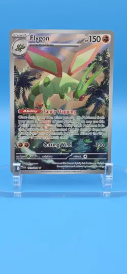 2025 POKEMON PFL EN PHANTASMAL FLAMES ILLUSTRATION RARE 101/094 FLYGON - Image 1