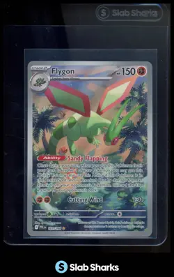 2025 POKEMON PHANTASMAL FLAMES - PFL EN #101/094 FLYGON ILLUSTRATION RARE - Image 1
