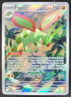2025 Pokemon Phantasmal Flames - PFL EN Flygon #101/094 Illustration Rare JS2 - Image 1
