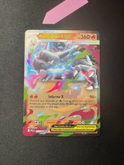 Pokemon TCG: Mega Charizard X ex 013/94 Phantasmal Flames Near Mint Card. - Image 1