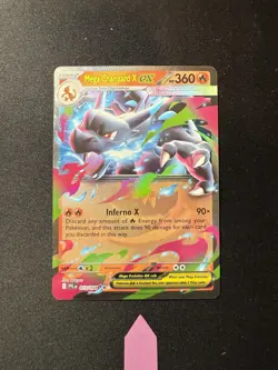 Pokemon TCG: Mega Charizard X ex 013/94 Phantasmal Flames Near Mint Card - Image 1