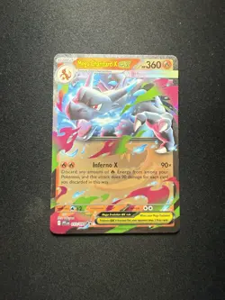Pokemon TCG: Mega Charizard X ex 013/94 Phantasmal Flames Near Mint - Image 1