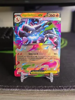 Pokemon TCG Mega Charizard X ex 013/94 Phantasmal Flames English Near Mint - Image 1
