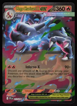 Mega Charizard X ex 013/94: Phantasmal Flames Pokemon TCG Near Mint - Image 1