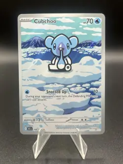 Pokemon TCG Black Bolt Cubchoo 109/086 Illustration Rare - Image 1