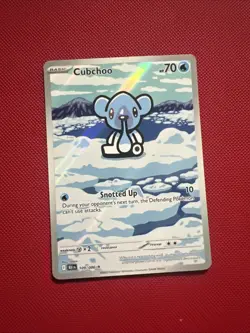 Cubchoo Illustration Rare Black Bolt 109/086 Pokemon TCG - Image 1