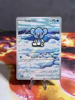 Pokemon TCG: Cubchoo 109/086 - Illustration Rare - SV: Black Bolt - Image 1