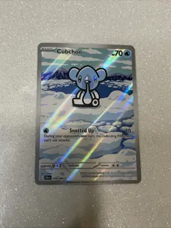 Pokemon TCG: Cubchoo Illustration Rare 109/086 SV: Black Bolt NM 🔥 - Image 1