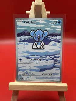 Pokemon TCG Cubchoo 109/086 Illustration Rare Black Bolt (NM) - Image 1