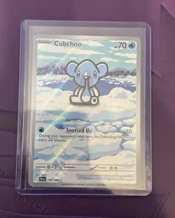 Cubchoo 109/086 Illustration Rare - Black Bolt - Pokemon TCG - Image 1