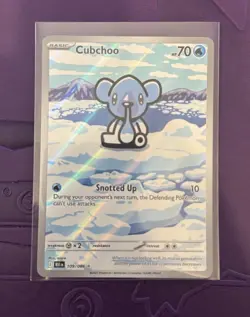Cubchoo 109/086 Illustration Rare - Black Bolt - Pokemon TCG - Image 2