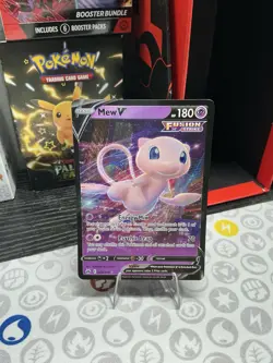 Pokemon TCG - Sword and Shield - Crown Zenith - Mew V 060/159 NM - Image 1