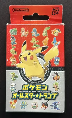 2016 Rare Pokemon Playing Cards all star poker card Pikachu Charizard Lugia Mew - Image 2