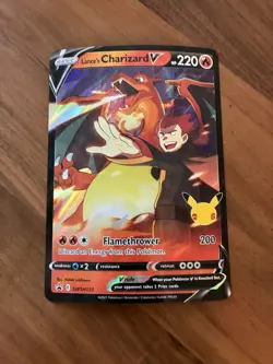 Pokemon TCG JUMBO Card Lance's Charizard V SWSH133 Jumbo Cards Holo - Image 1
