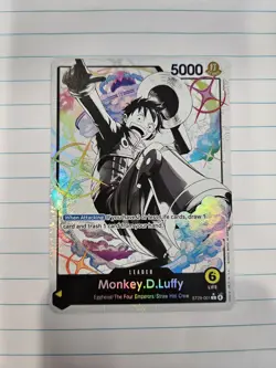 Monkey. D. Luffy ST29-001 (ALT ART) Leader Card Egghead English - Image 1