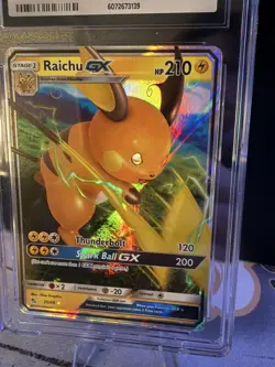 ⚡CGC Gem Mint 10 Raichu GX 20/68 Holo - Hidden Fates Pokemon Card 2019⚡ - Image 4