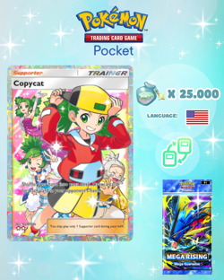 Pokemon TCG Pocket - Copycat Full Art Card (English) - Image 1