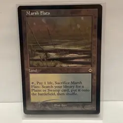 1x MTG Marsh Flats (Retro Frame) (Foil Etched) - Modern Horizons 2 (MH2) #437 - Image 1