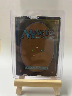 Magic MTG Altered Painted Swamp Land Misty Anime Girl - Image 5
