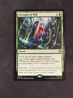 Strength of Will SPM 0118 Rare MTG Marvel's Spider-Man - Image 1