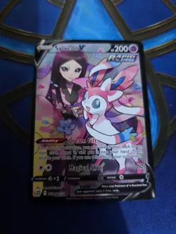 Pokemon Sylveon V Full Art TCG TG14/TG30 Brilliant Stars Trainer Gallery NM/M - Image 1