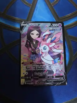Pokemon Sylveon V Full Art TCG TG14/TG30 Brilliant Stars Trainer Gallery NM/M - Image 2