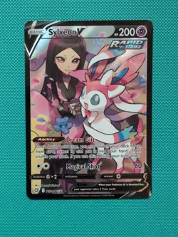 Pokemon Sylveon V Full Art TCG TG14/TG30 Brilliant Stars Trainer Gallery NM/M - Image 1