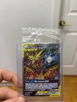 Pokemon Moltres Zapdos & Articuno GX SM210 | Stained Glass Promo | Sealed - Image 1