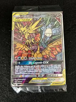Pokemon Moltres & Zapdos & Articuno Gx SM210 Sealed Hidden Fates ETB Promo!! - Image 5