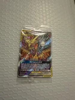 Super mint Moltres Zapdos Articuno GX Hidden Fates Pokemon Promo SM210 - SEALED - Image 1