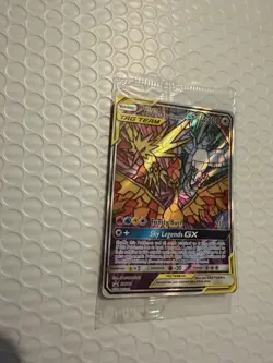 Super mint Moltres Zapdos Articuno GX Hidden Fates Pokemon Promo SM210 - SEALED - Image 2
