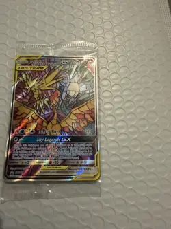 Super mint Moltres Zapdos Articuno GX Hidden Fates Pokemon Promo SM210 - SEALED - Image 3