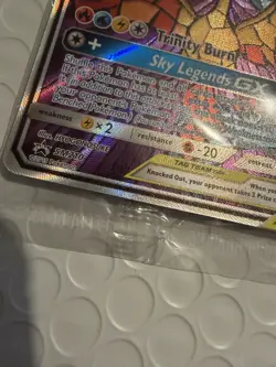 Super mint Moltres Zapdos Articuno GX Hidden Fates Pokemon Promo SM210 - SEALED - Image 4