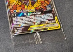 Pokemon Moltres Zapdos & Articuno GX SM210 Stained Glass Promo Sealed - Image 3