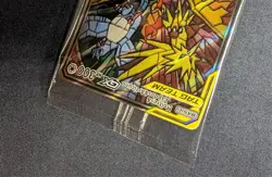 Pokemon Moltres Zapdos & Articuno GX SM210 Stained Glass Promo Sealed - Image 5