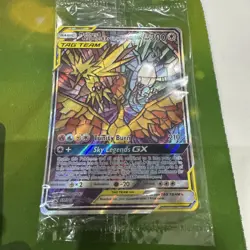 Pokemon Moltres Zapdos & Articuno GX SM210 | Stained Glass Promo | Sealed - Image 2