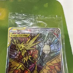 Pokemon Moltres Zapdos & Articuno GX SM210 | Stained Glass Promo | Sealed - Image 3