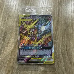 Pokemon Moltres Zapdos & Articuno GX SM210 | Stained Glass Promo | Sealed - Image 1