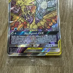 Pokemon Moltres Zapdos & Articuno GX SM210 | Stained Glass Promo | Sealed - Image 2