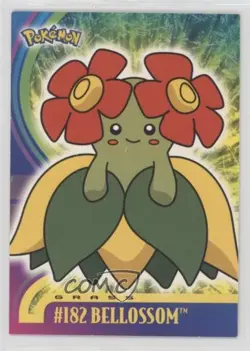 Bellossom Topps Pokemon TV Animation Edition Johto Series 1 #182 2001 - Image 1