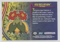 Bellossom Topps Pokemon TV Animation Edition Johto Series 1 #182 2001 - Image 2