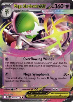 Mega Gardevoir Ex 060/132 Mega Evolution Pokemon Trading Card TCG - Image 3