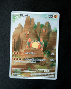 Pokemon Card TCG - Klawf 217/198 Scarlet & Violet Base Illustration Rare - NM ⭐ - Image 1