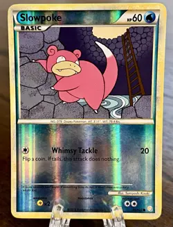 Slowpoke 81/123 Heartgold & Soulsilver Reverse Holo Pokemon TCG LP-NM - Image 1