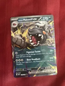 Arven's Mabosstiff ex 139/182 Pokemon TCG Sv10: Destined Rivals Holo - Image 1