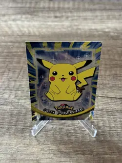 Pikachu Topps Chrome Holo DEUTSCH #25 Base Set 1.Edition Pokemon Karten Sammlung - Image 5