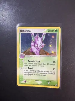 Nidorino 41/112 EX FireRed & LeafGreen Reverse Holo Pokemon TCG 2004 - MINT - Image 1