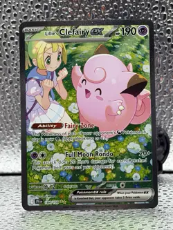 Pokemon Lillie's Clefairy ex 184/159 Journey Together Special Illustration Rare* - Image 1