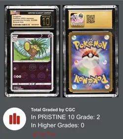 CGC PRISTINE 10 - Exeggutor 033/068 Pokeball Reverse Holo s11a Japanese Pokemon - Image 4